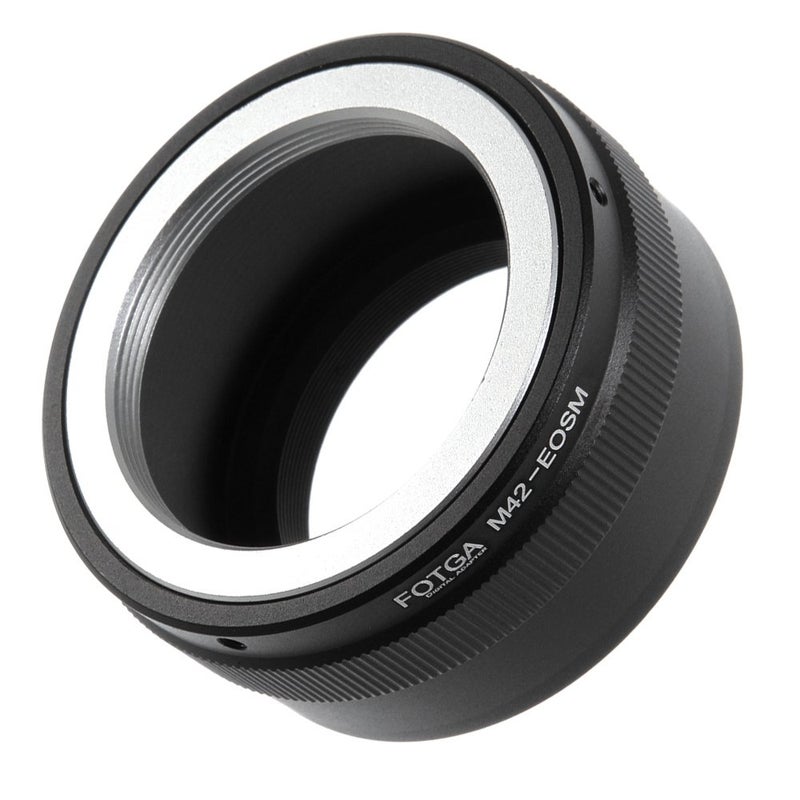 FocusFoto FOTGA Adapter Ring for M42 42mm Screw Mount Lens to Canon EOS EF-M Mount Mirrorless Camera Body M1 M2 M3 M5 M6 M10 M50 M100 - Image 3